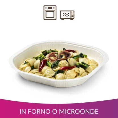 Cuki Piatti Fondi in Cartoncino Biodegradabile e Compostabile, ideali con alimenti liquidi e caldi, 1 Confezione da 75 Pezzi, per Picnic, Feste, Barbecue, Pranzi e Cene, 19.8 x 19.8 cm